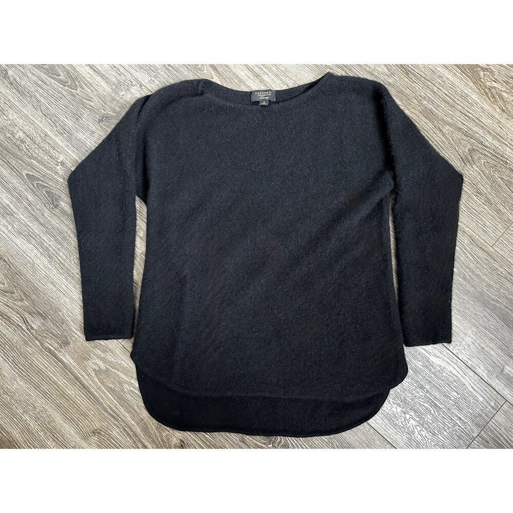 Charter Club Elegant Black Crew Neck Sweater
